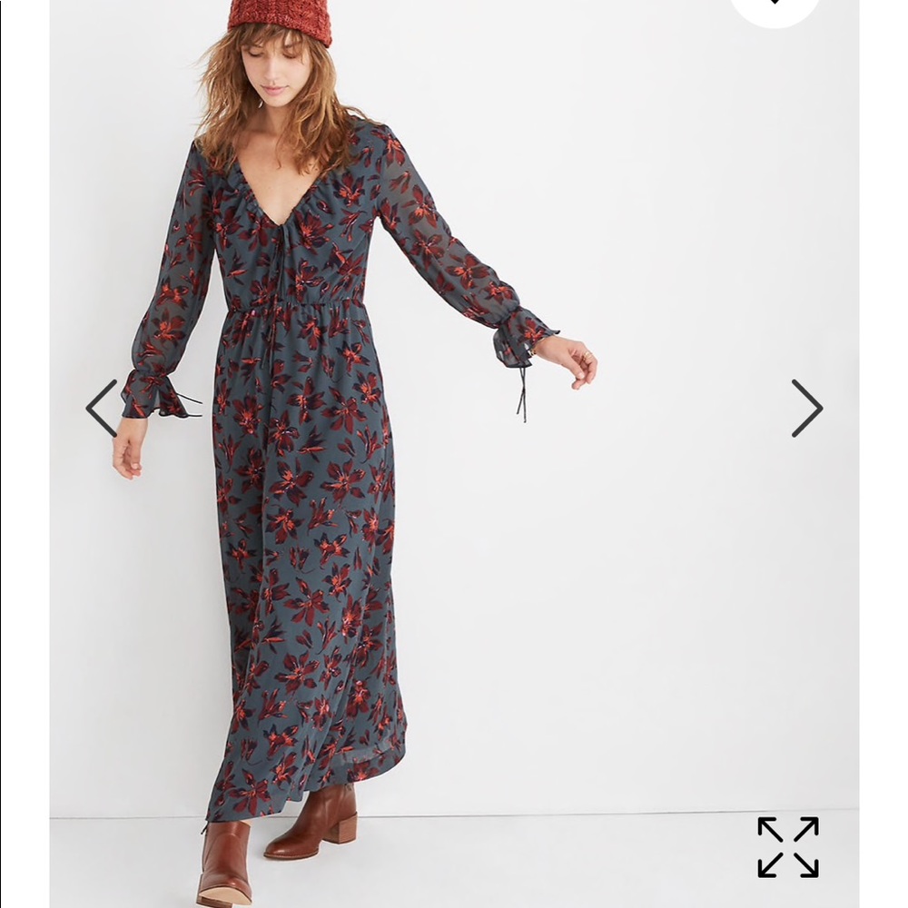 NEW • Madewell • Willowleaf Maxi Floral Dress 4